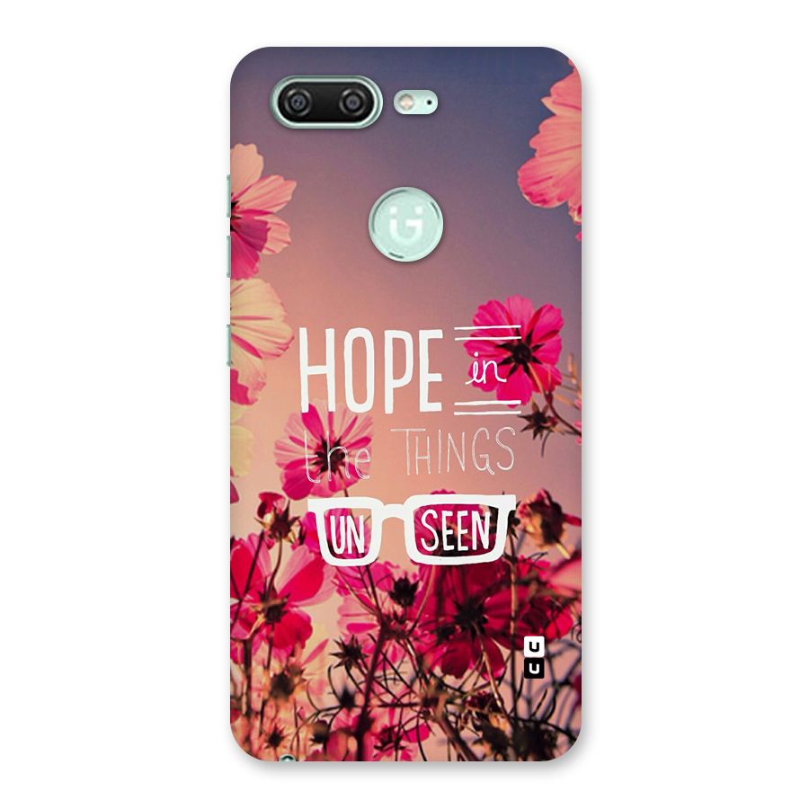 Unseen Hope Back Case for Gionee S10