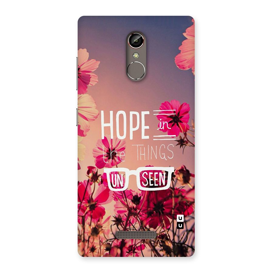 Unseen Hope Back Case for Gionee S6s