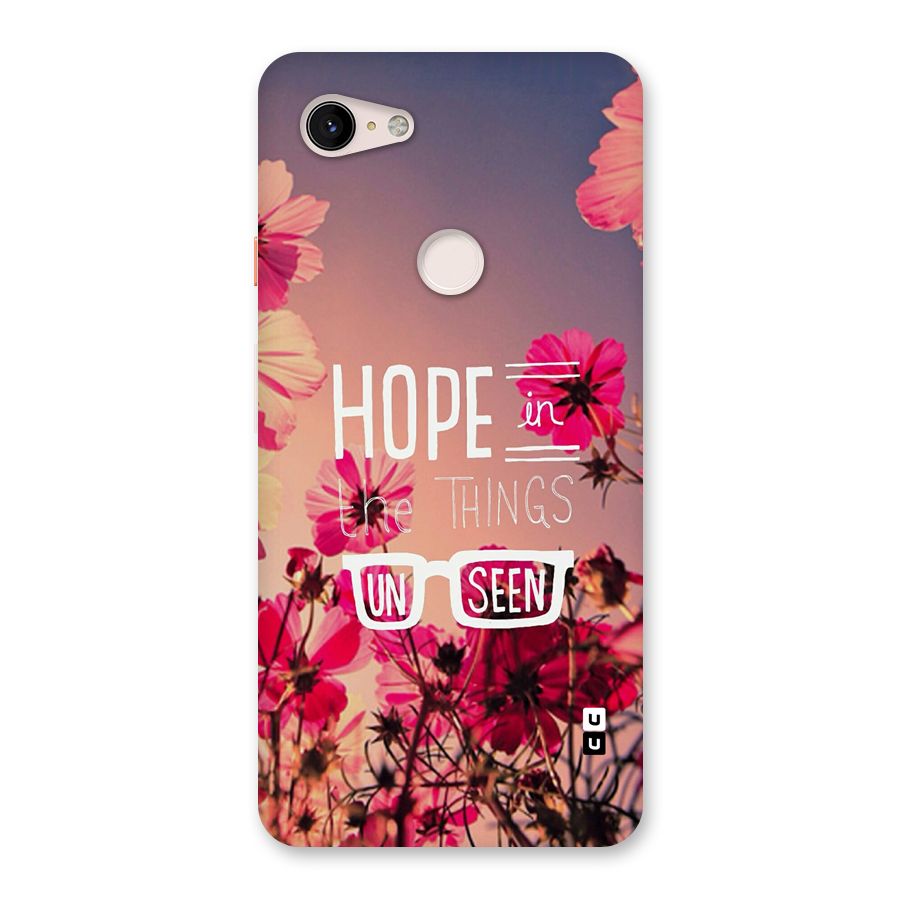 Unseen Hope Back Case for Google Pixel 3 XL
