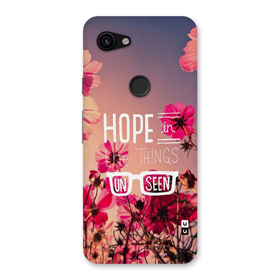 Unseen Hope Back Case for Google Pixel 3a