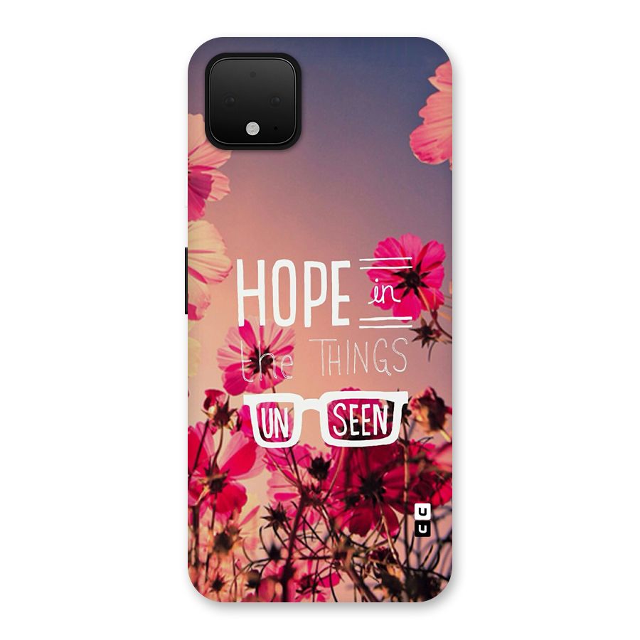 Unseen Hope Back Case for Google Pixel 4 XL