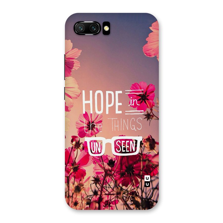 Unseen Hope Back Case for Honor 10