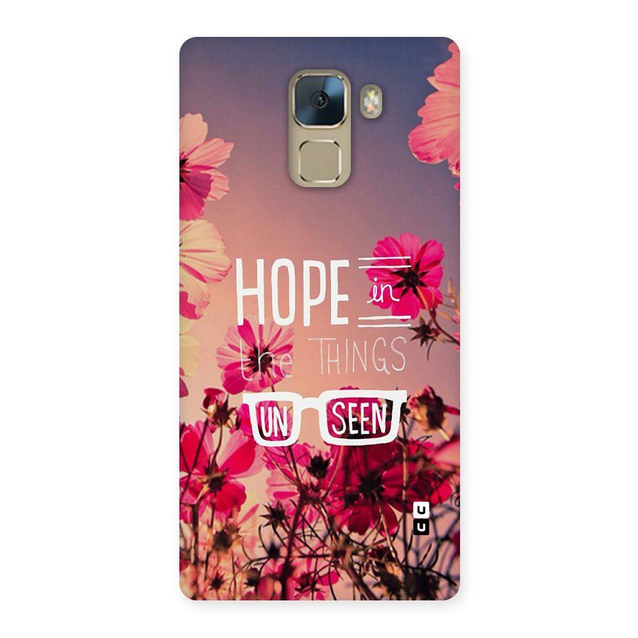 Unseen Hope Back Case for Honor 7