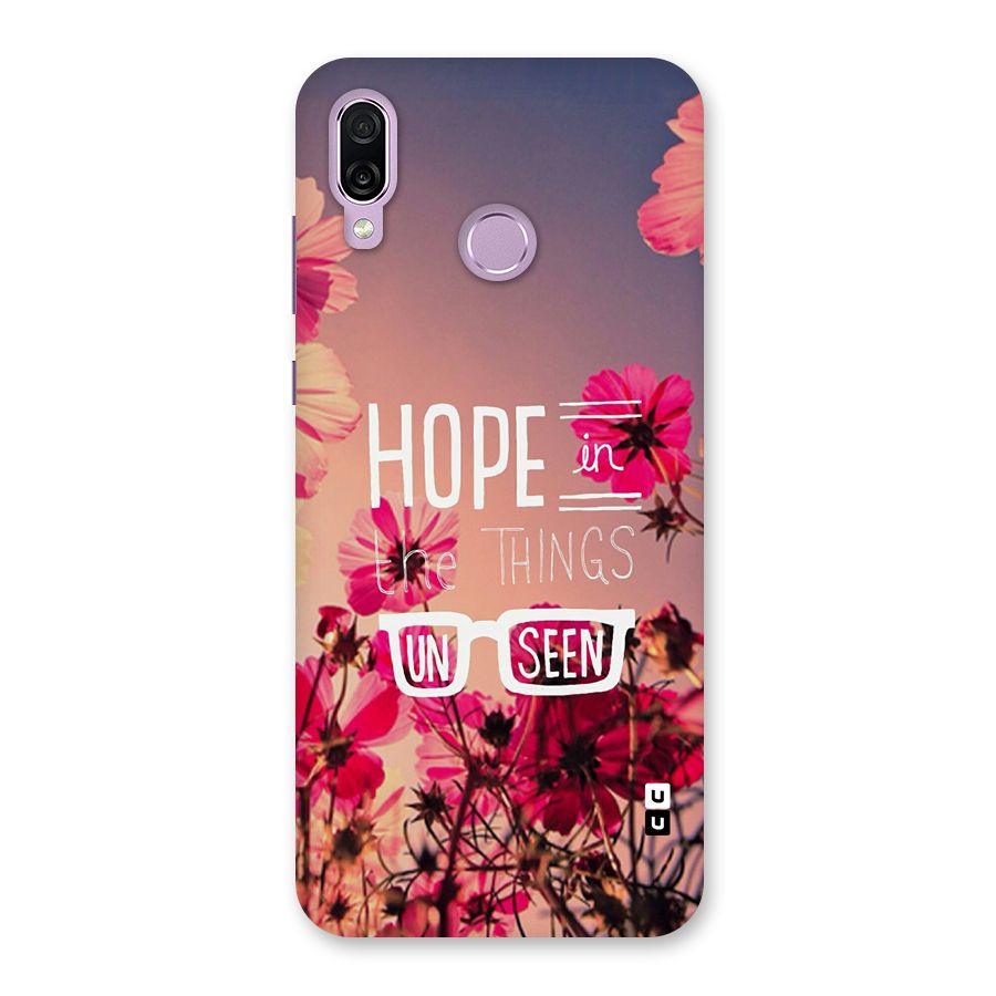 Unseen Hope Back Case for Honor Play
