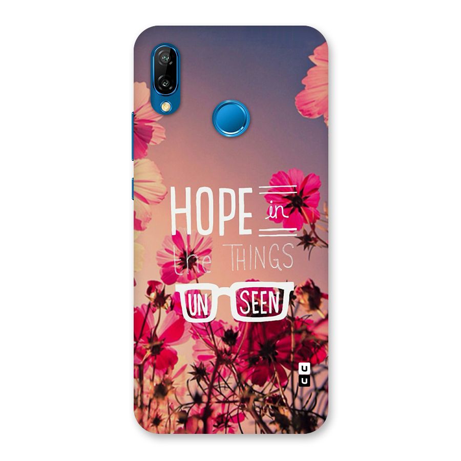 Unseen Hope Back Case for Huawei P20 Lite