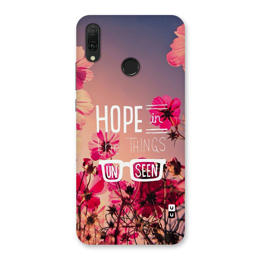 Unseen Hope Back Case for Huawei Y9 (2019)