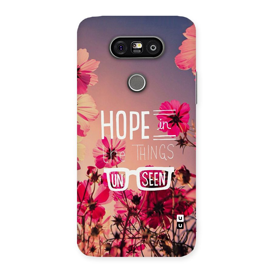 Unseen Hope Back Case for LG G5