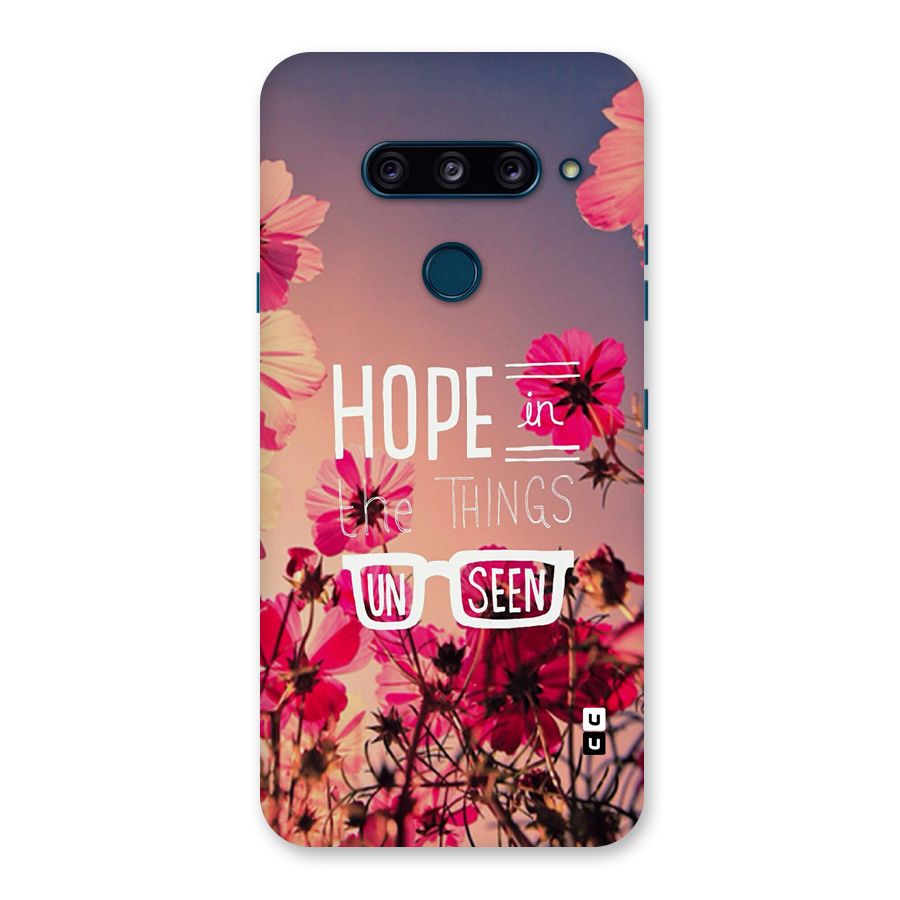 Unseen Hope Back Case for LG  V40 ThinQ
