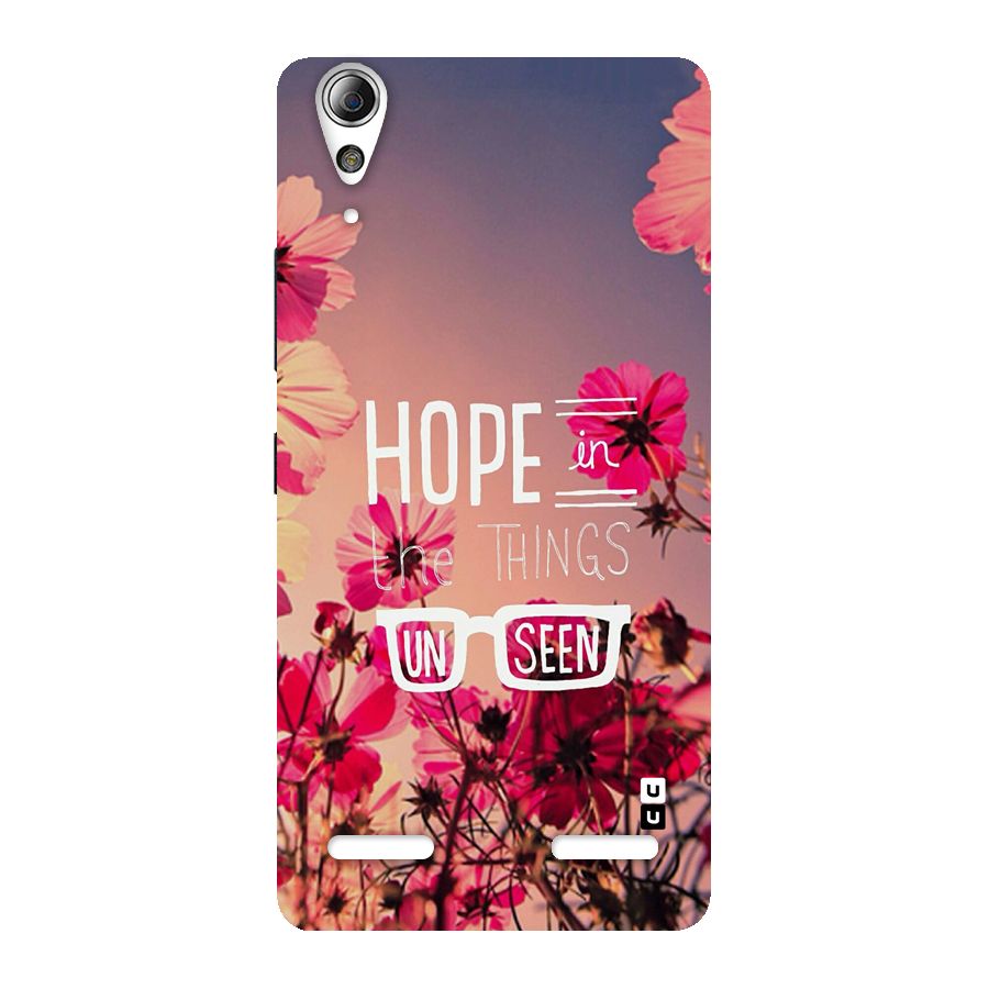 Unseen Hope Back Case for Lenovo A6000 Plus