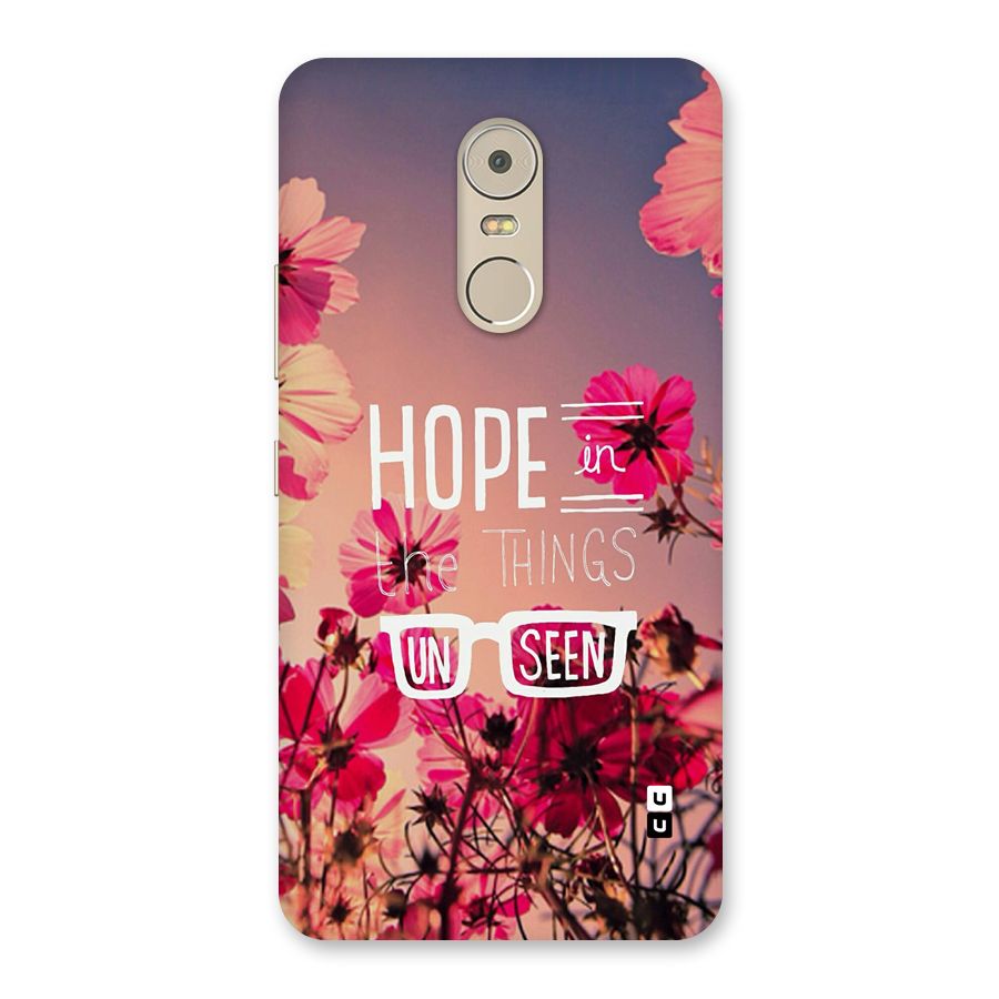 Unseen Hope Back Case for Lenovo K6 Note