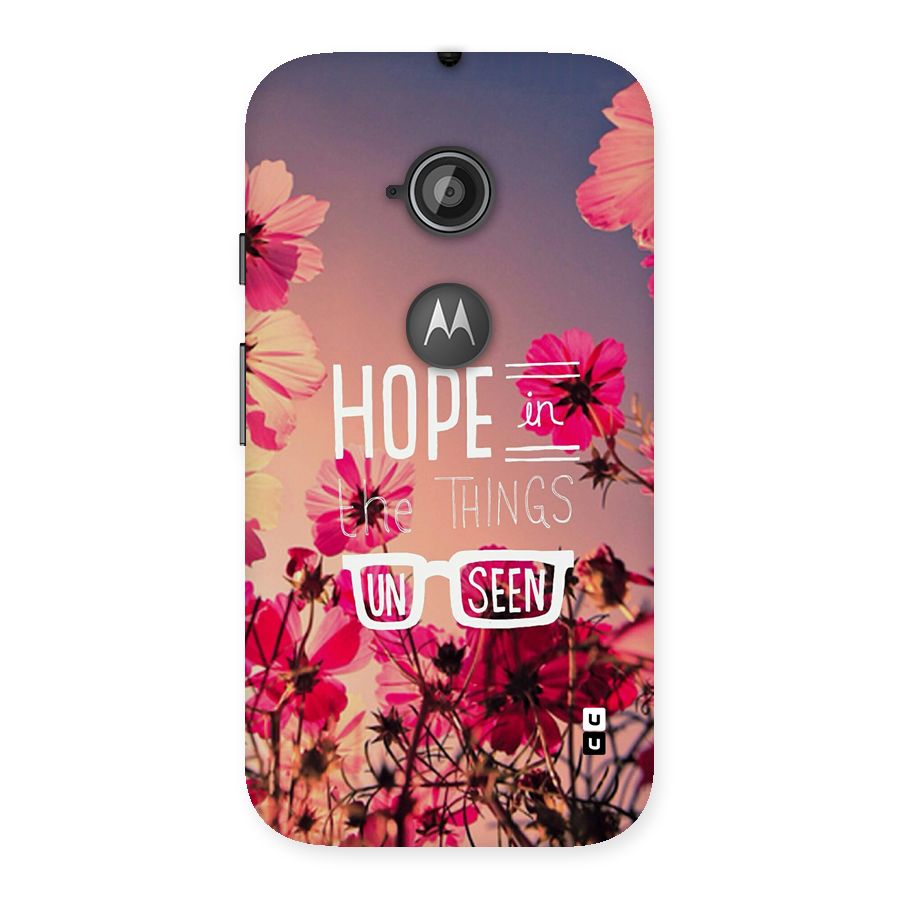 Unseen Hope Back Case for Moto E 2nd Gen