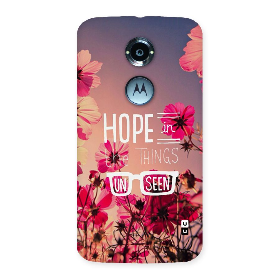 Unseen Hope Back Case for Moto X2