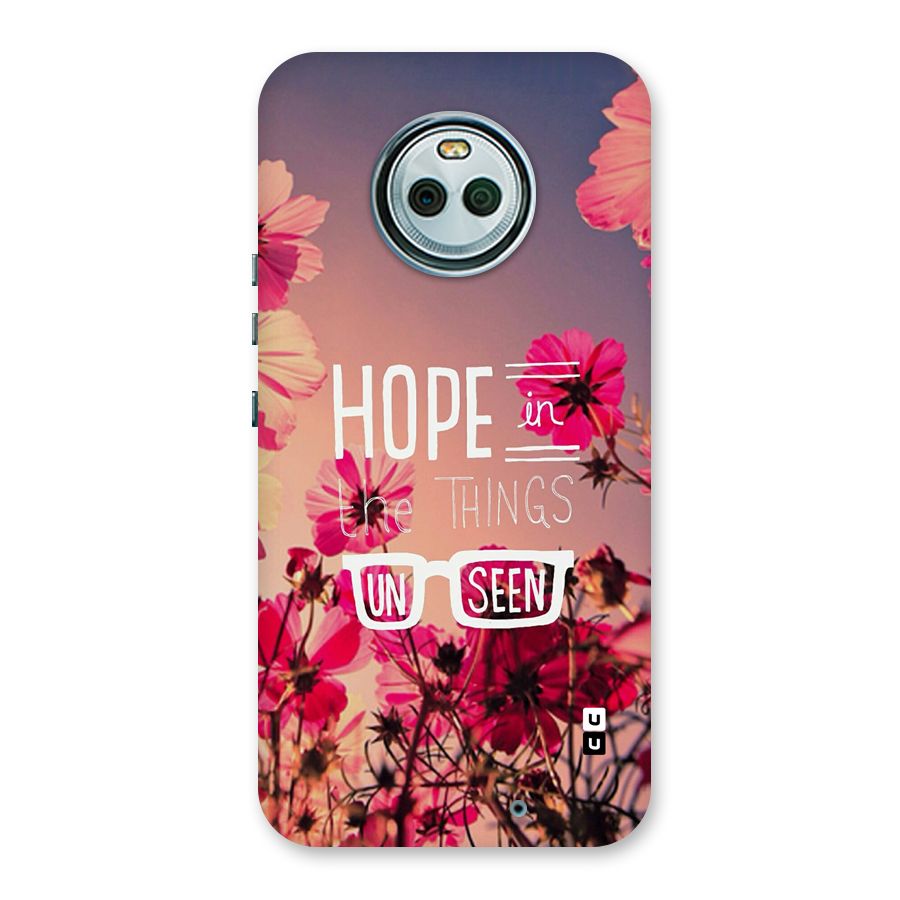 Unseen Hope Back Case for Moto X4