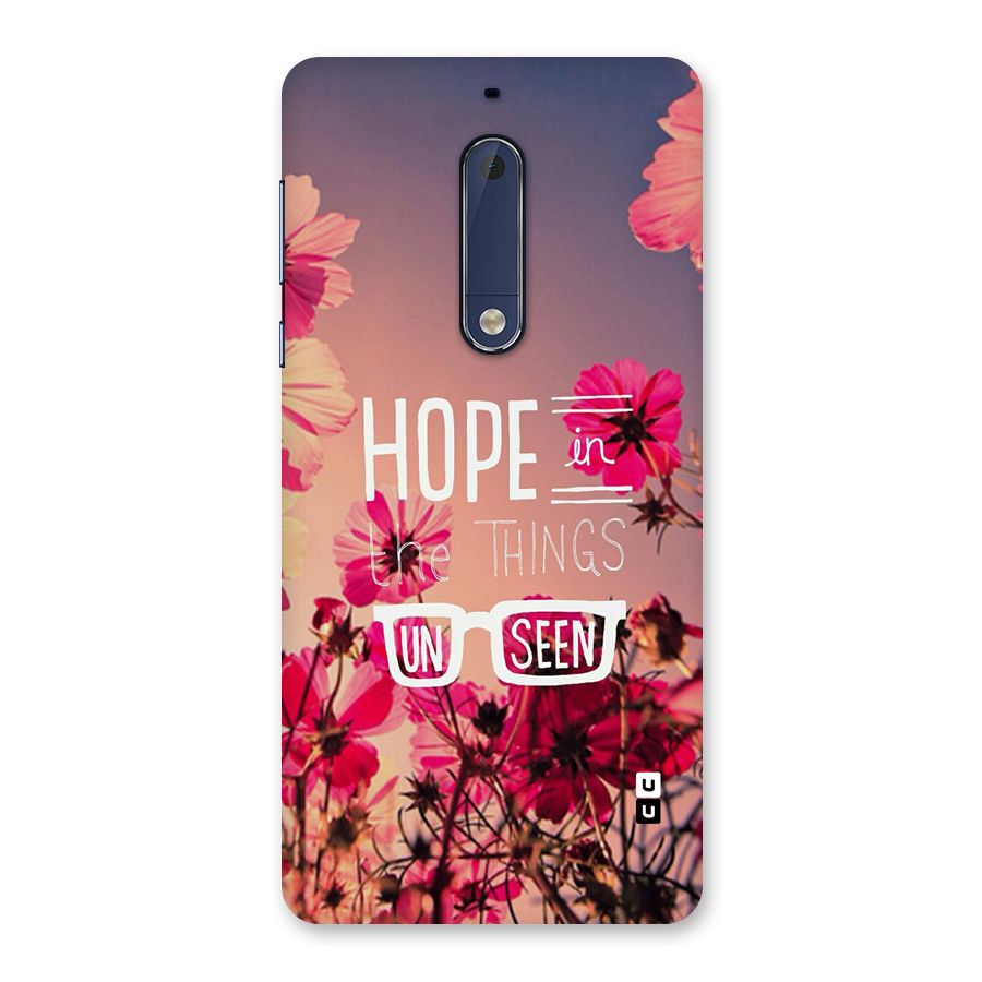 Unseen Hope Back Case for Nokia 5