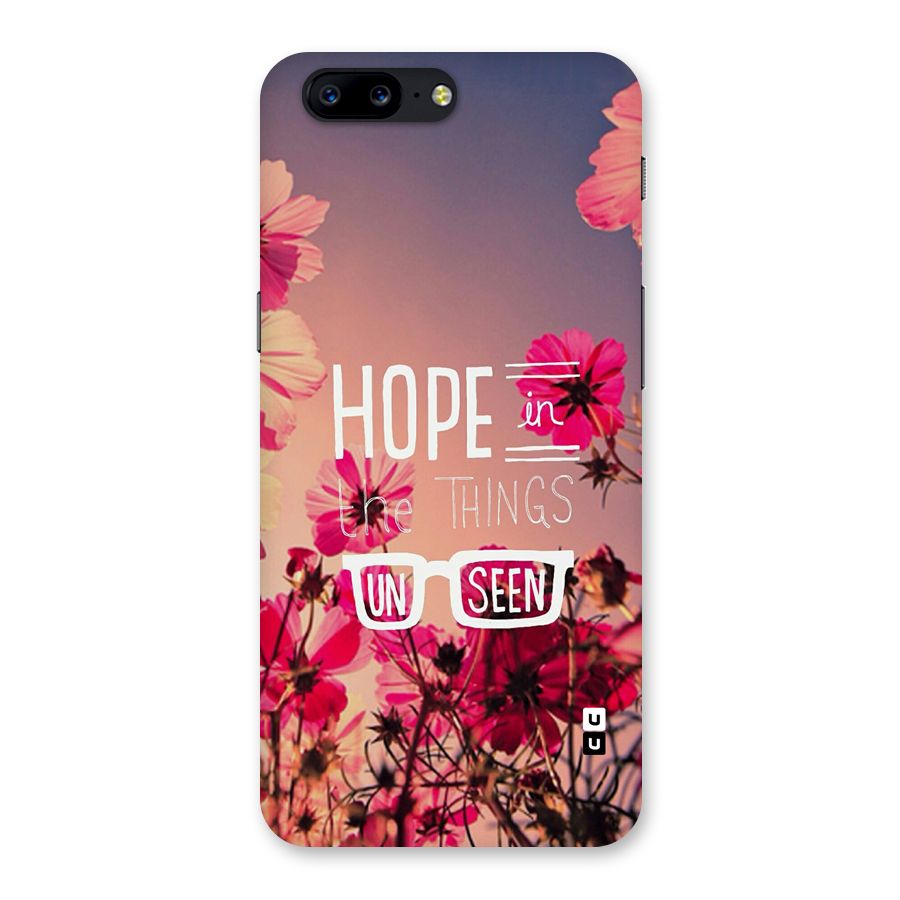 Unseen Hope Back Case for OnePlus 5