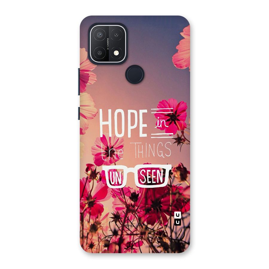 Unseen Hope Back Case for Oppo A15