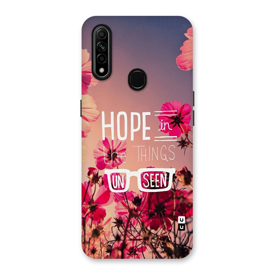 Unseen Hope Back Case for Oppo A31