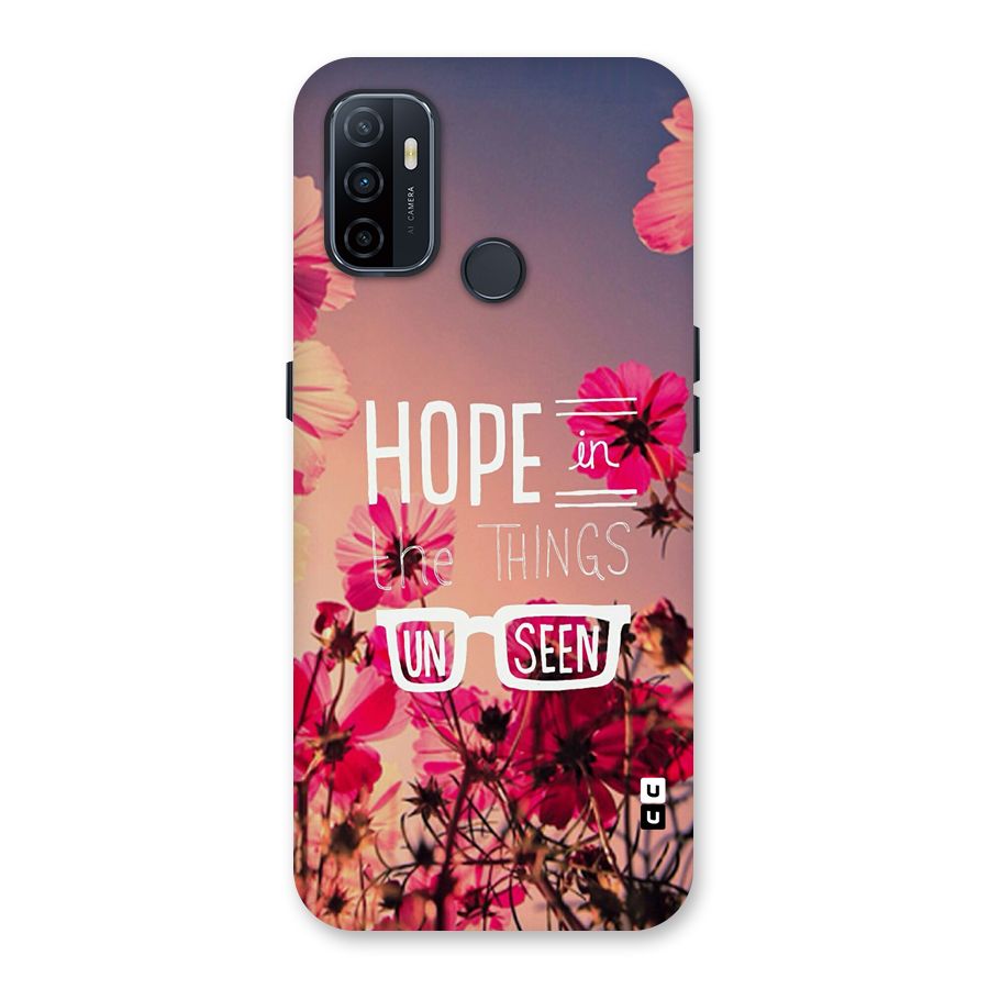 Unseen Hope Back Case for Oppo A32