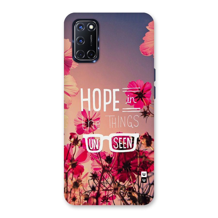 Unseen Hope Back Case for Oppo A52
