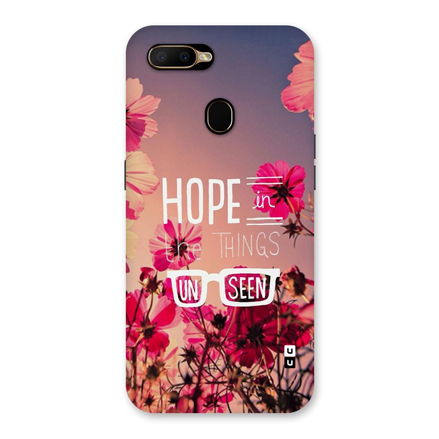 Unseen Hope Back Case for Oppo A5s