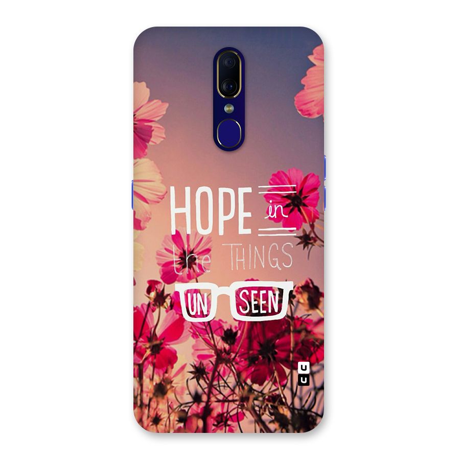 Unseen Hope Back Case for Oppo A9