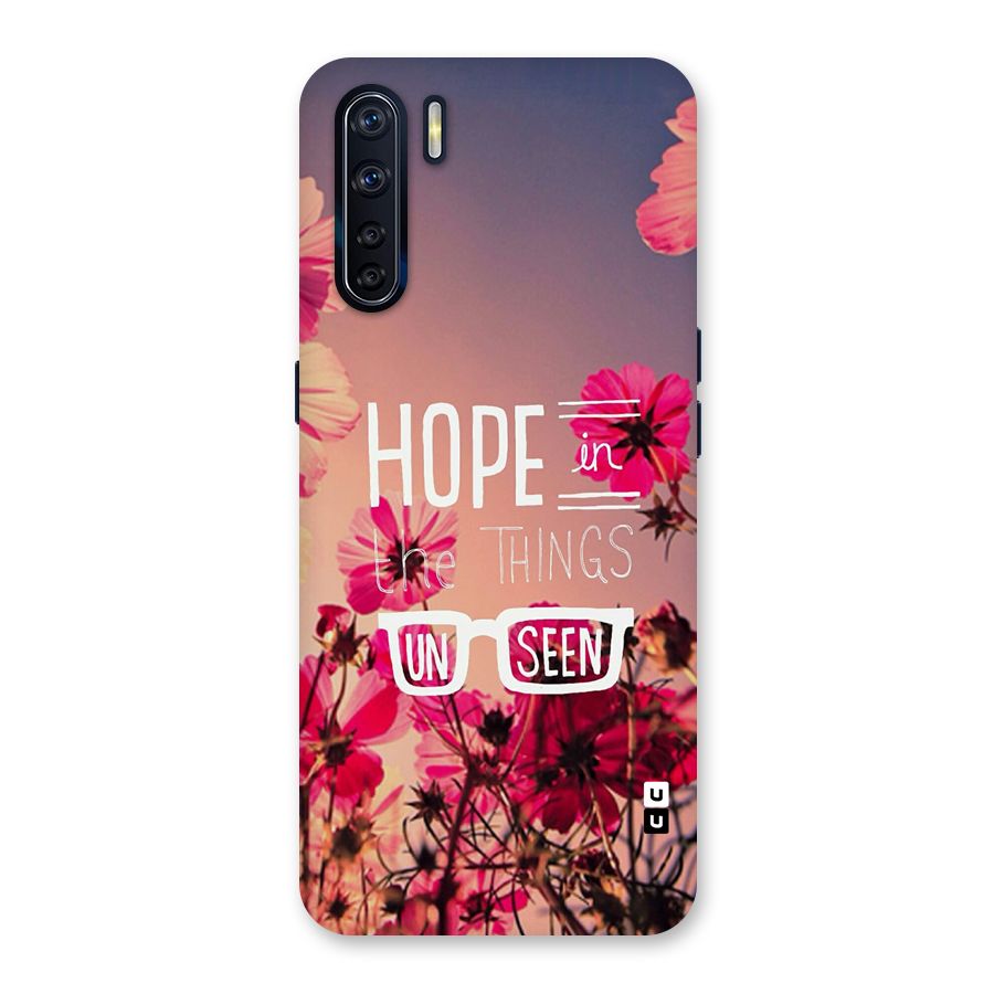 Unseen Hope Back Case for Oppo F15