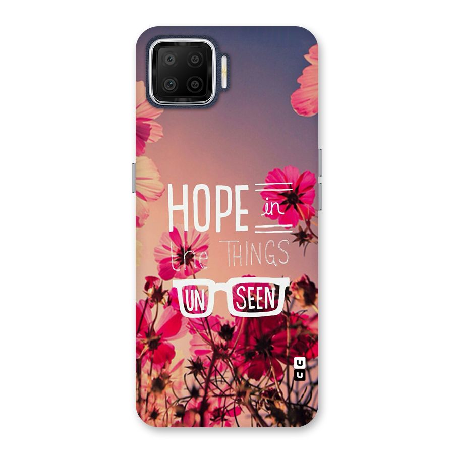 Unseen Hope Back Case for Oppo F17
