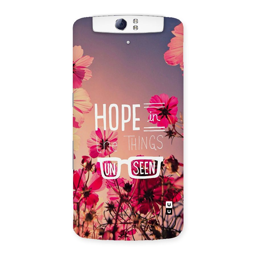 Unseen Hope Back Case for Oppo N1