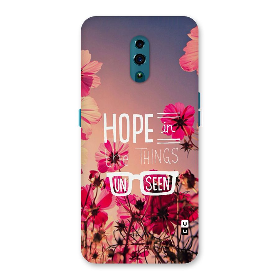 Unseen Hope Back Case for Oppo Reno