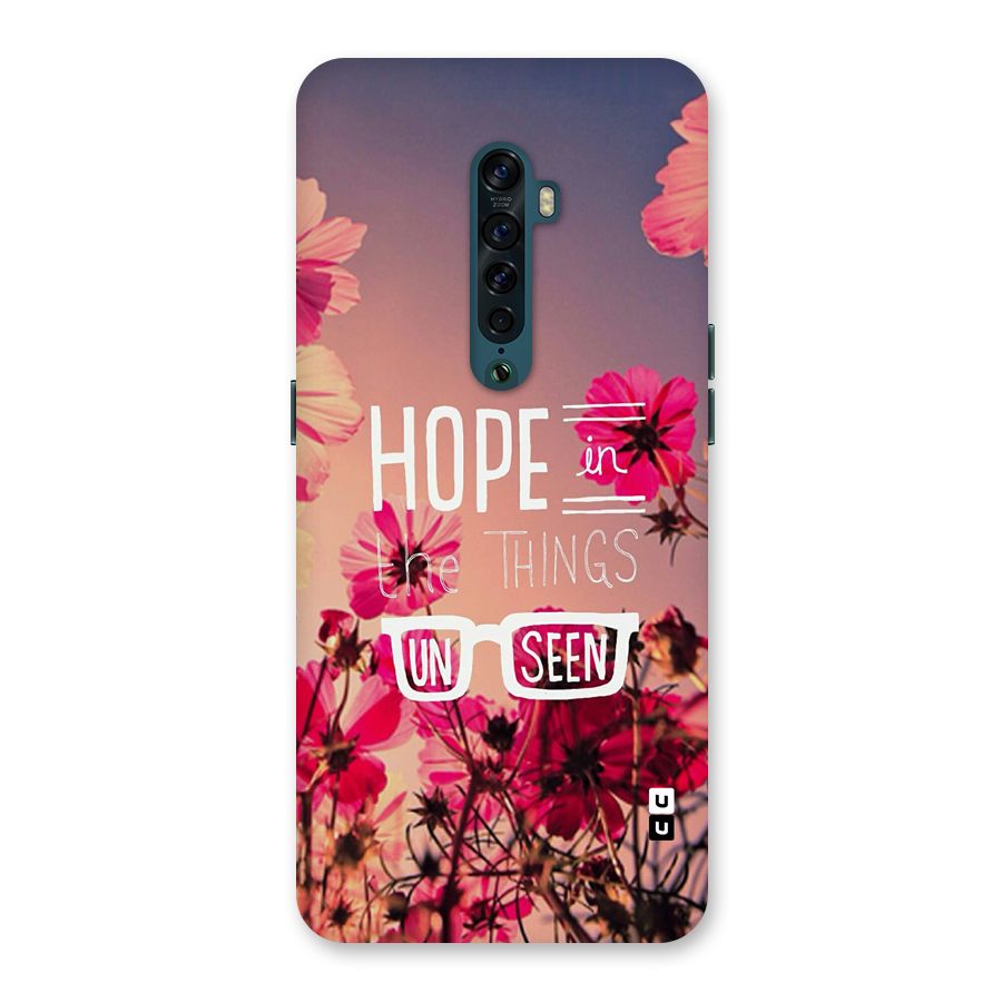 Unseen Hope Back Case for Oppo Reno2