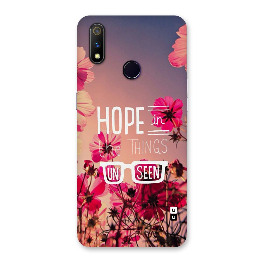 Unseen Hope Back Case for Realme 3 Pro