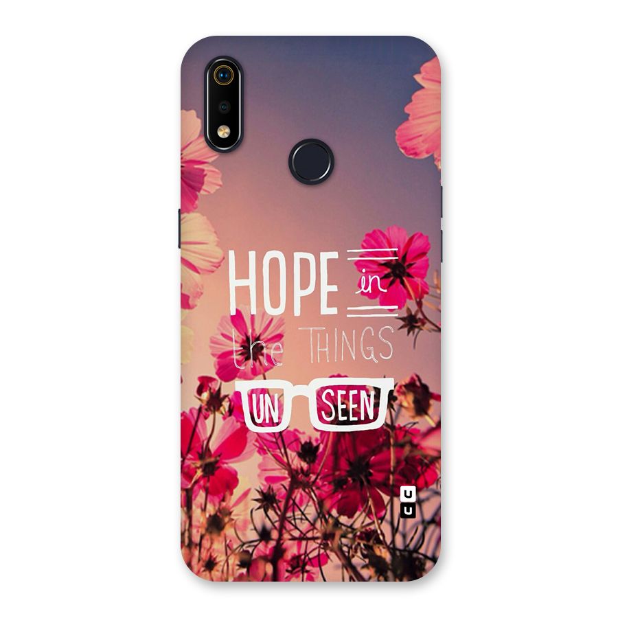 Unseen Hope Back Case for Realme 3i