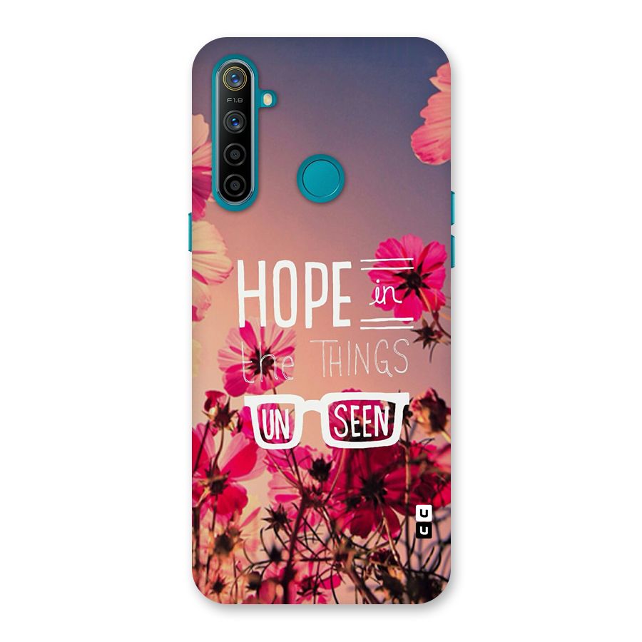 Unseen Hope Back Case for Realme 5i