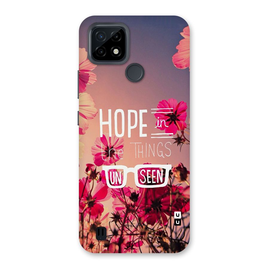 Unseen Hope Back Case for Realme C21