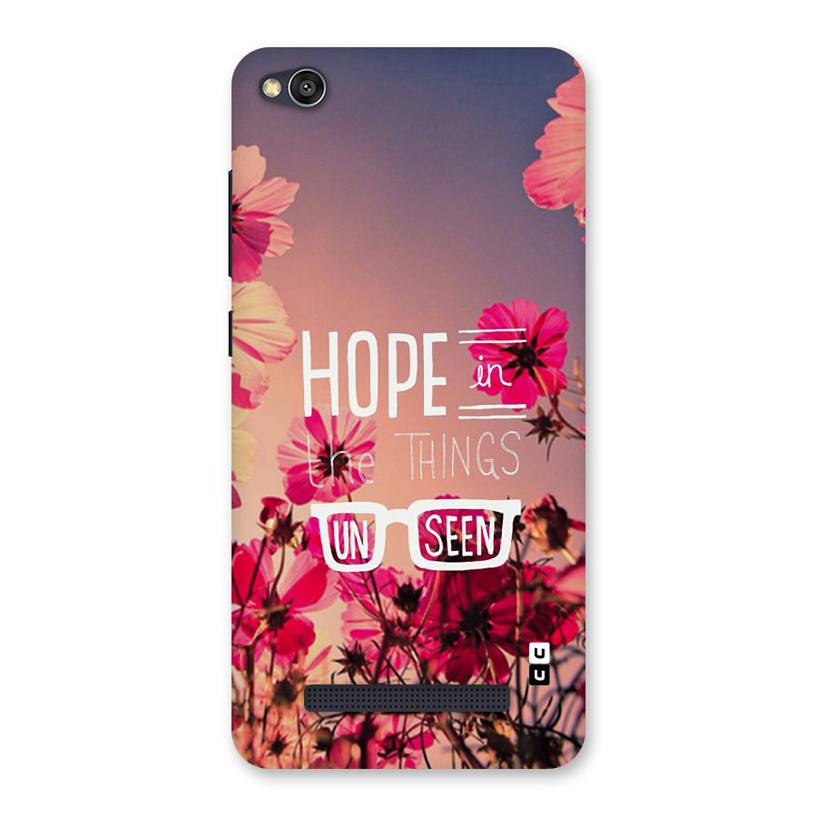 Unseen Hope Back Case for Redmi 4A