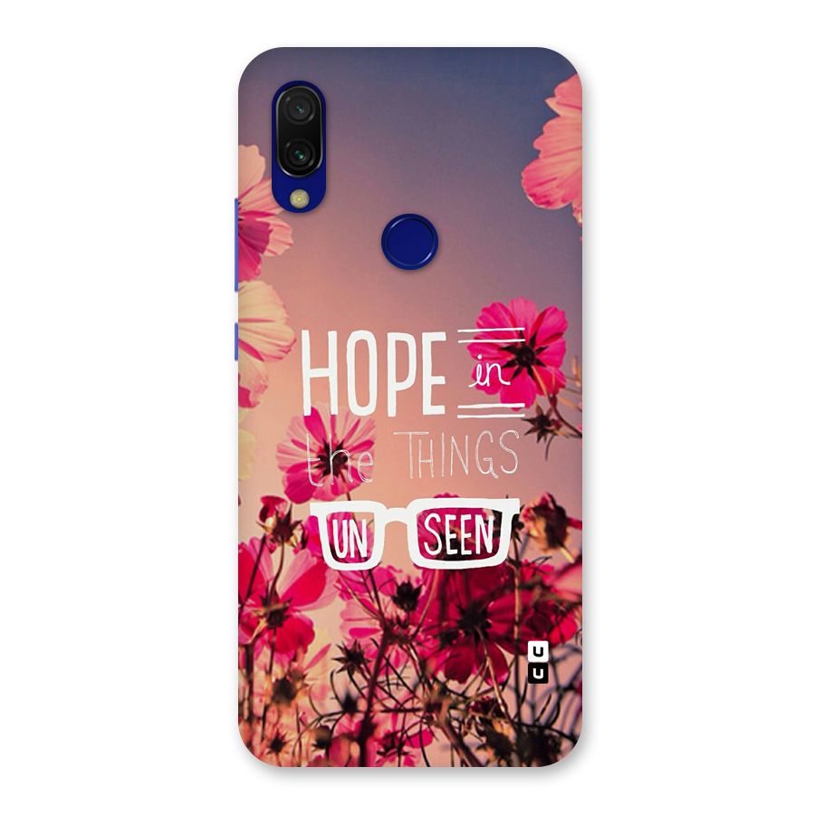 Unseen Hope Back Case for Redmi 7