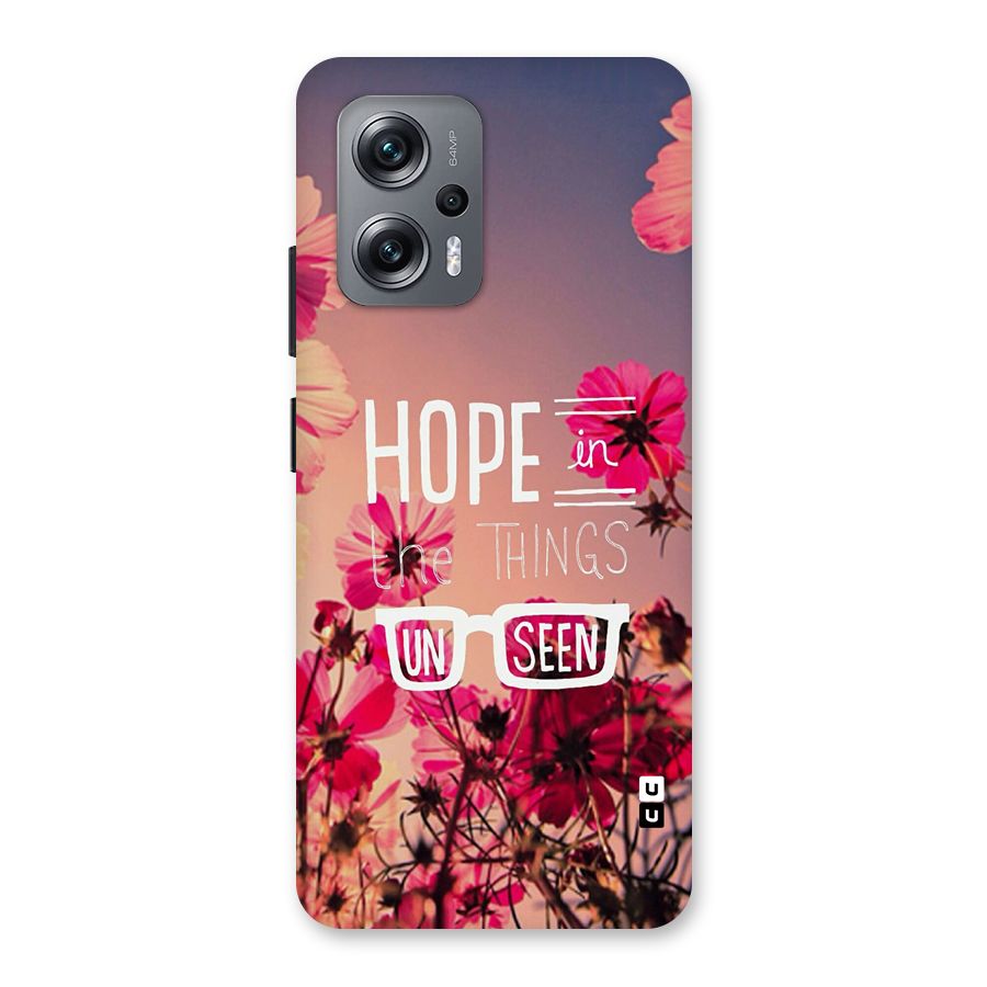 Unseen Hope Back Case for Redmi K50i