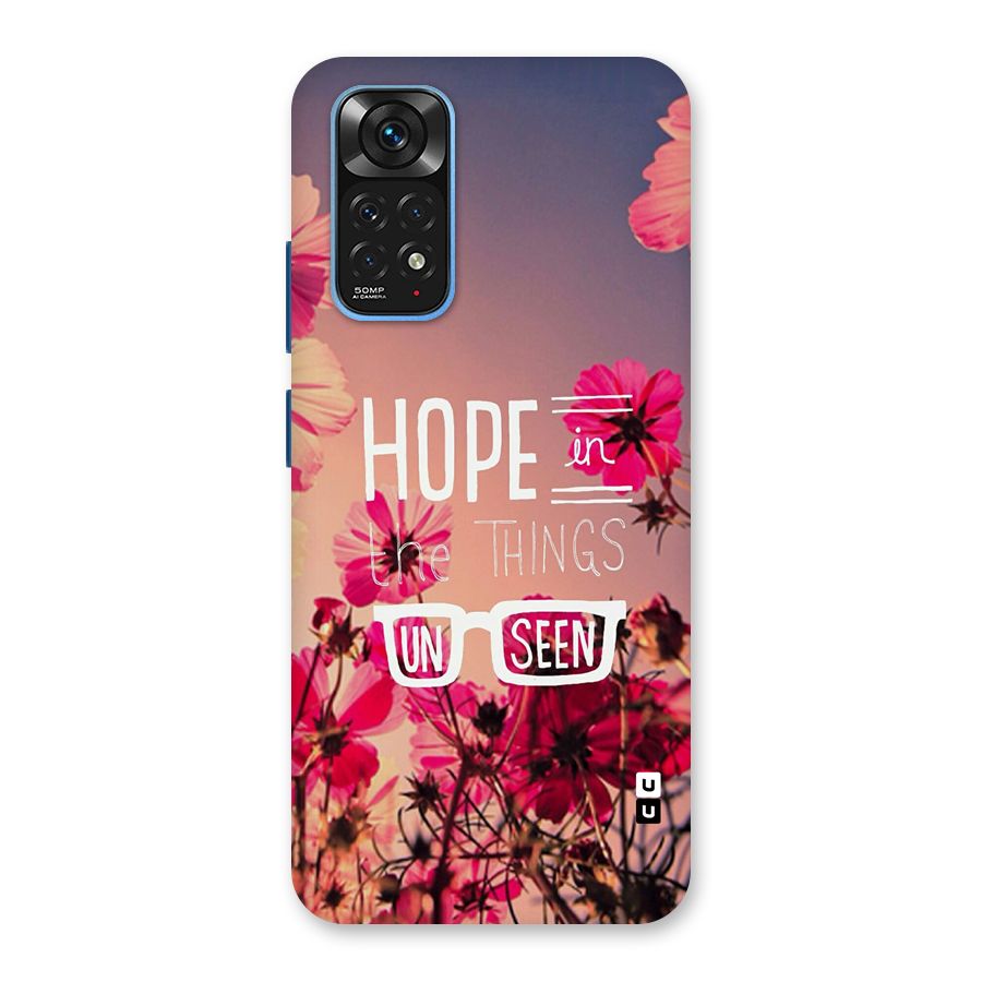 Unseen Hope Back Case for Redmi Note 11S