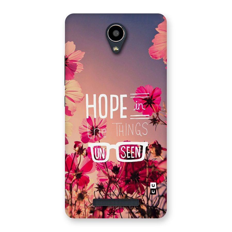 Unseen Hope Back Case for Redmi Note 2