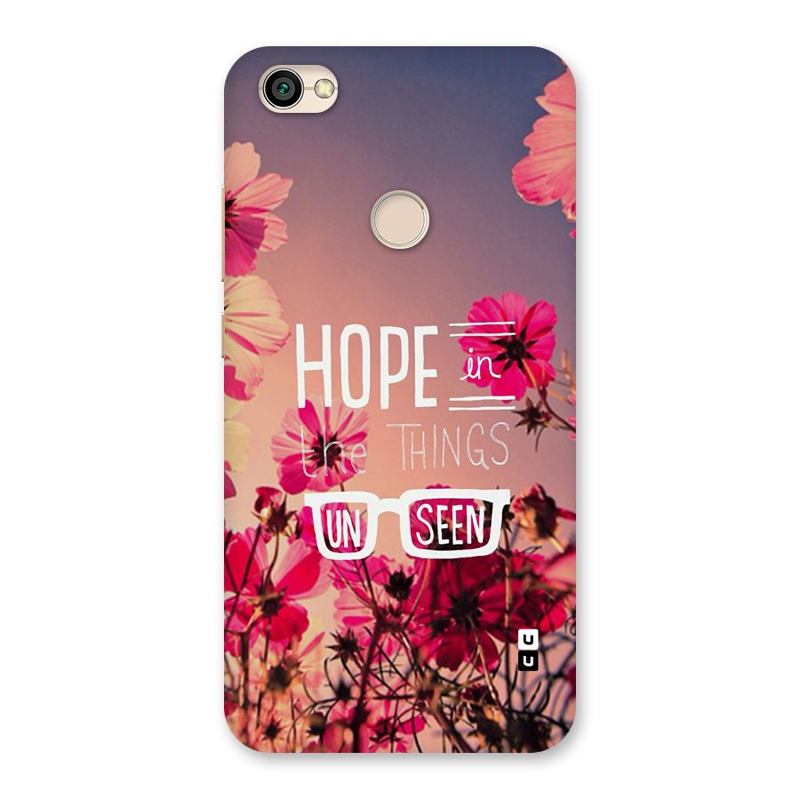 Unseen Hope Back Case for Redmi Y1 2017