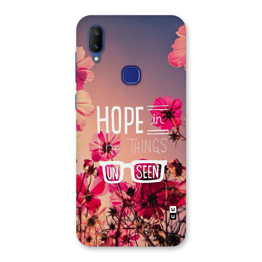 Unseen Hope Back Case for Vivo V11