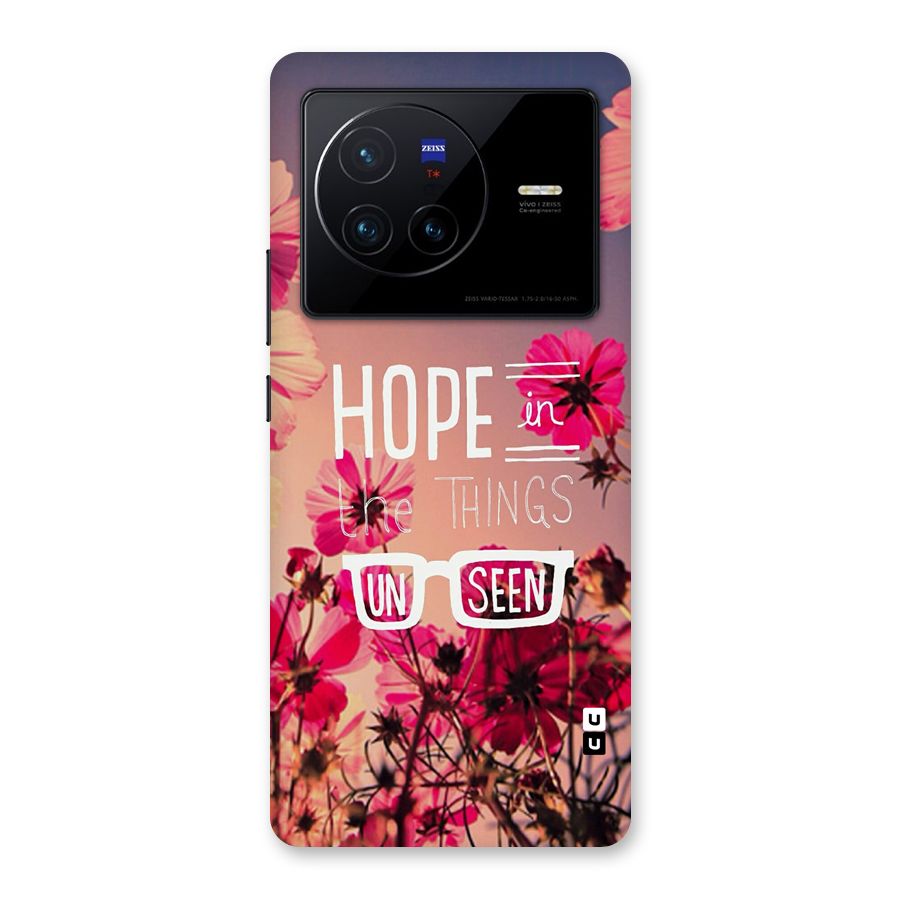 Unseen Hope Back Case for Vivo X80