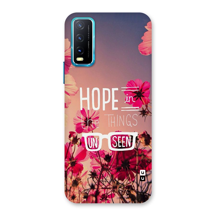 Unseen Hope Back Case for Vivo Y20A