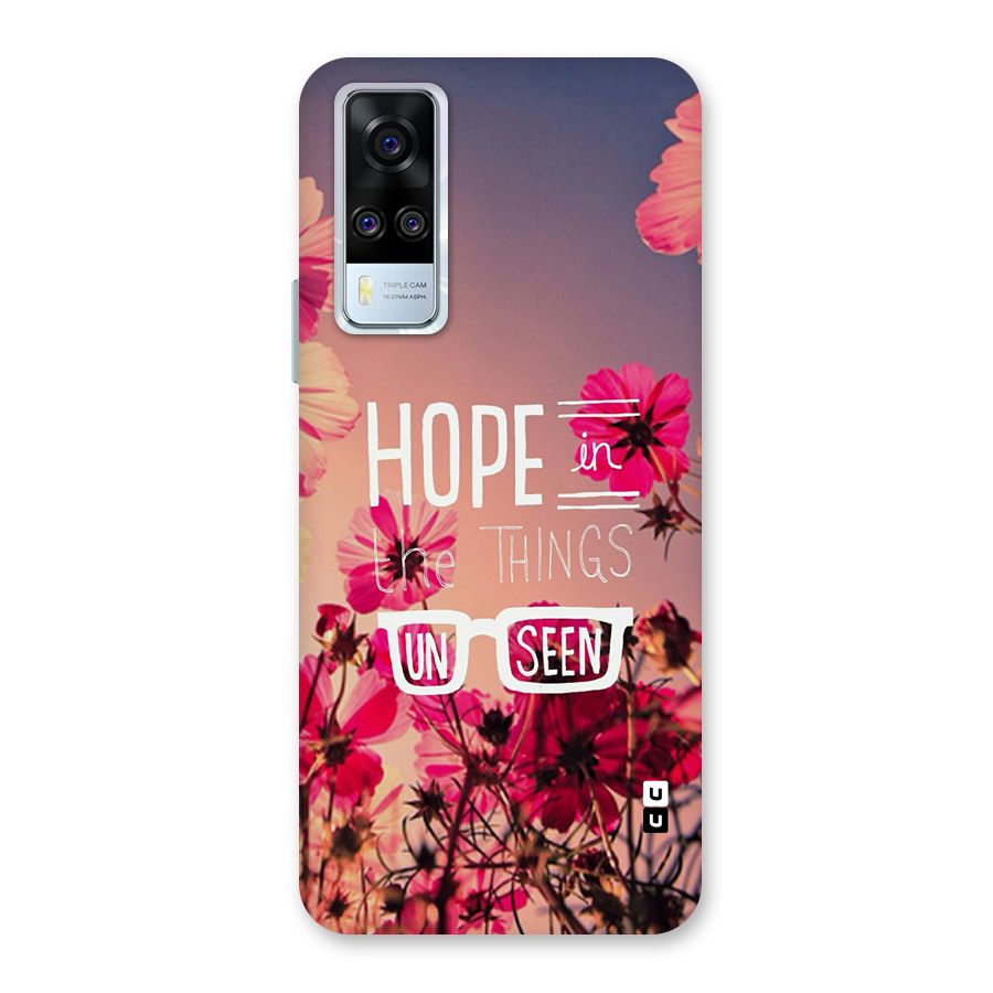 Unseen Hope Back Case for Vivo Y31
