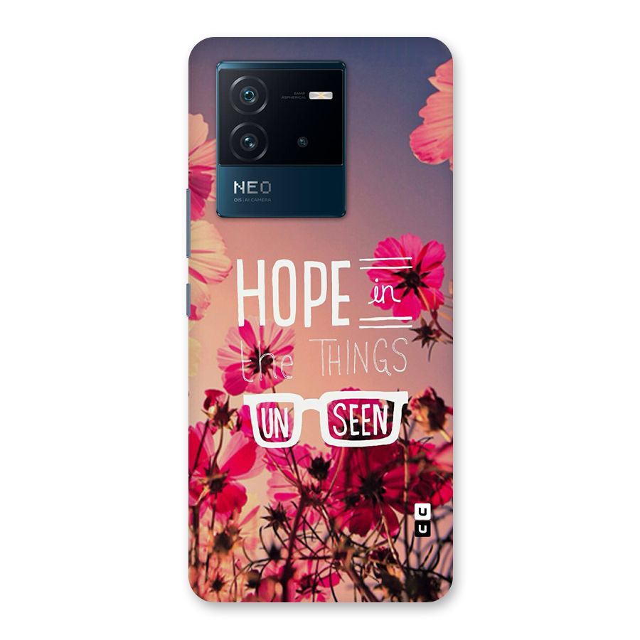 Unseen Hope Back Case for Vivo iQOO Neo 6 5G