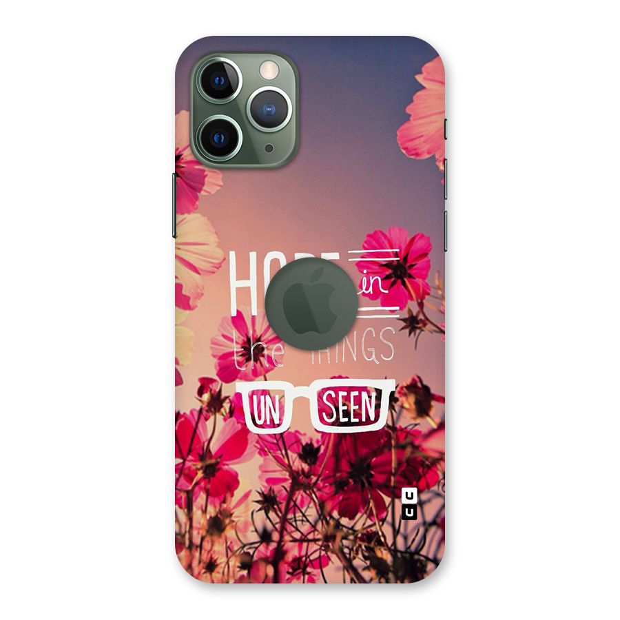 Unseen Hope Back Case for iPhone 11 Pro Logo Cut