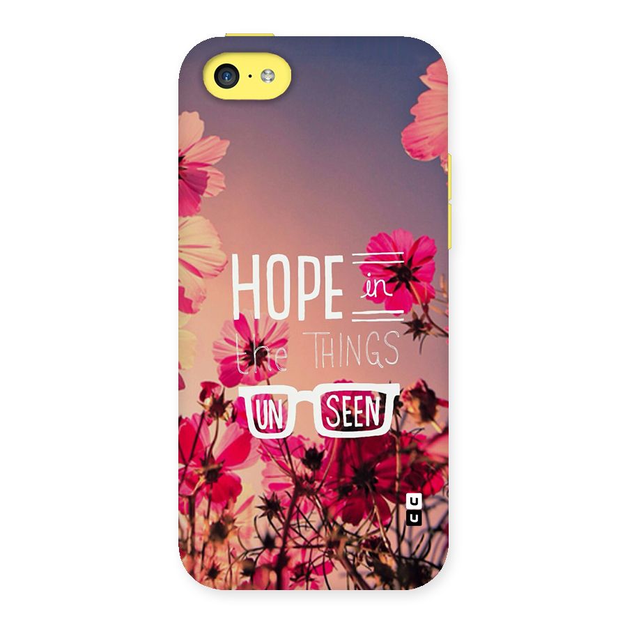 Unseen Hope Back Case for iPhone 5C