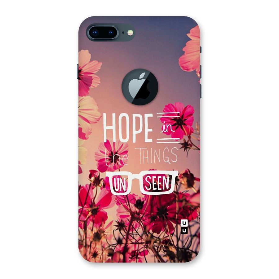Unseen Hope Back Case for iPhone 7 Plus Logo Cut