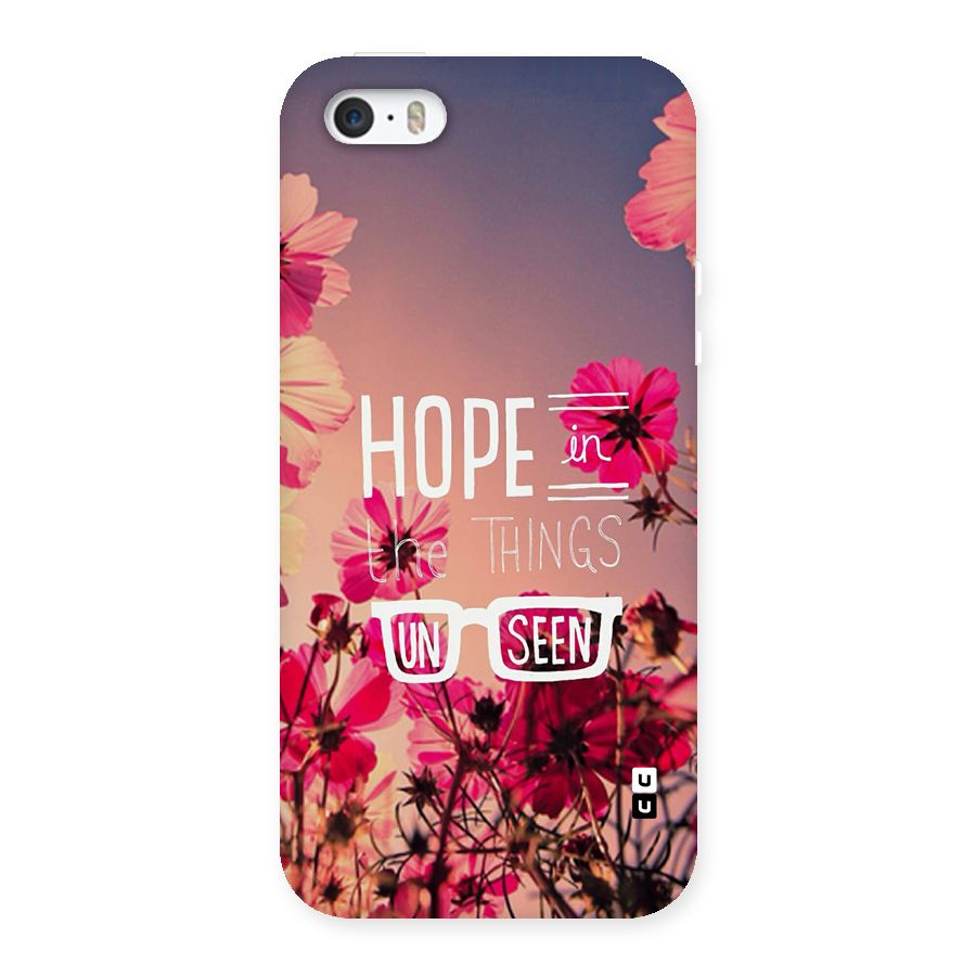 Unseen Hope Back Case for iPhone SE 2016