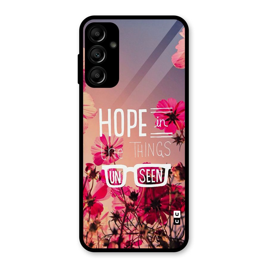Unseen Hope Glass Back Case for Galaxy A14 5G